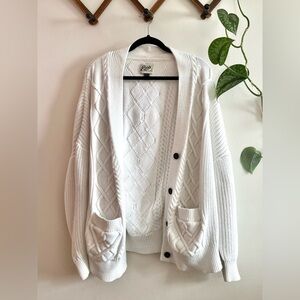 XXL Roots Women's Cable Knit Cardigan